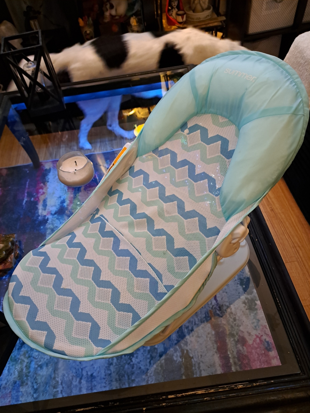 Summer Infant Aqua Baby Bather with Zigzag Mesh